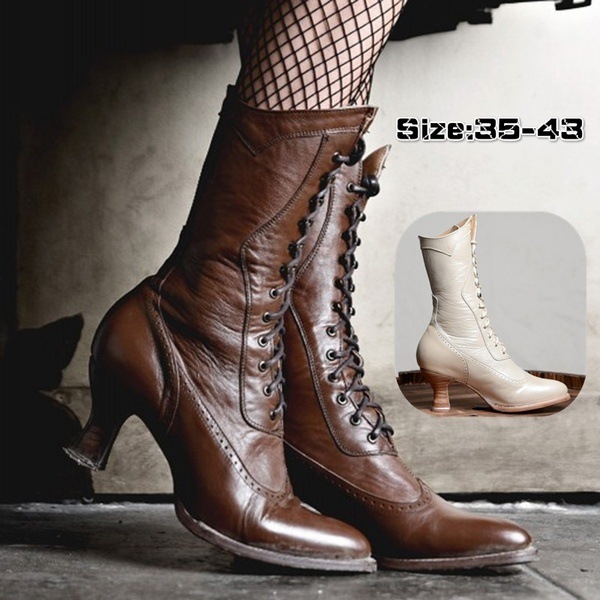 Waterproof Winter Boot - 영국 펑크 고귀한 여성 신발 레트로