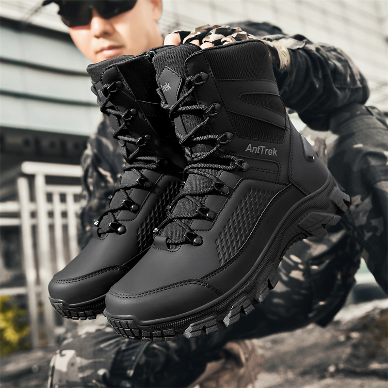 Waterproof Winter Boot - 남성용 와일드 트레이닝 부츠 사계절용 하이탑