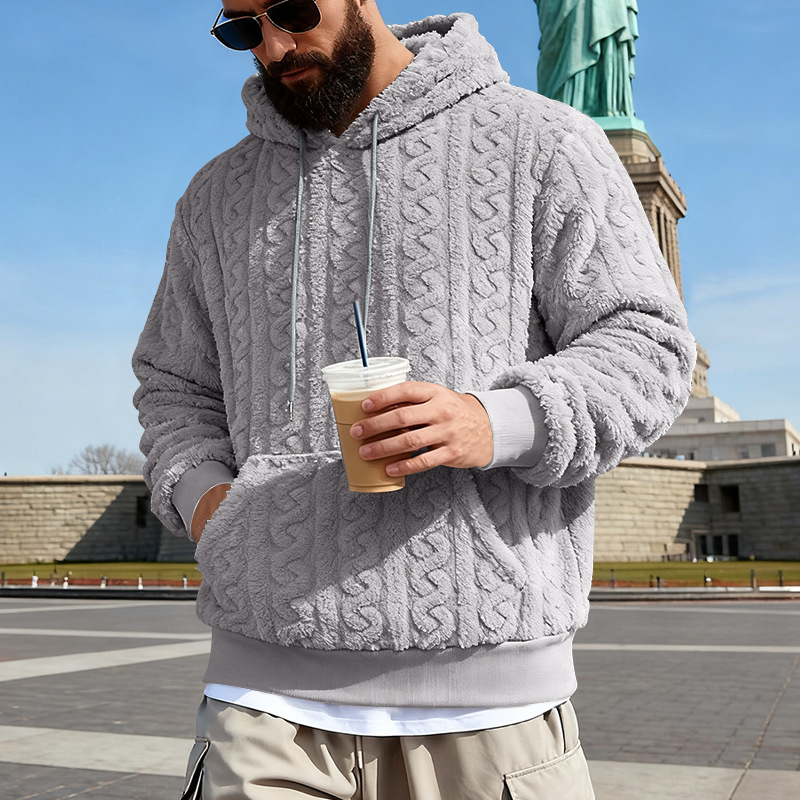 남성용 플리스 후드티 겨울용 따뜻한 셰르파 안감 후드  - Sherpa Hoodie Fleece 리뷰 및 가격