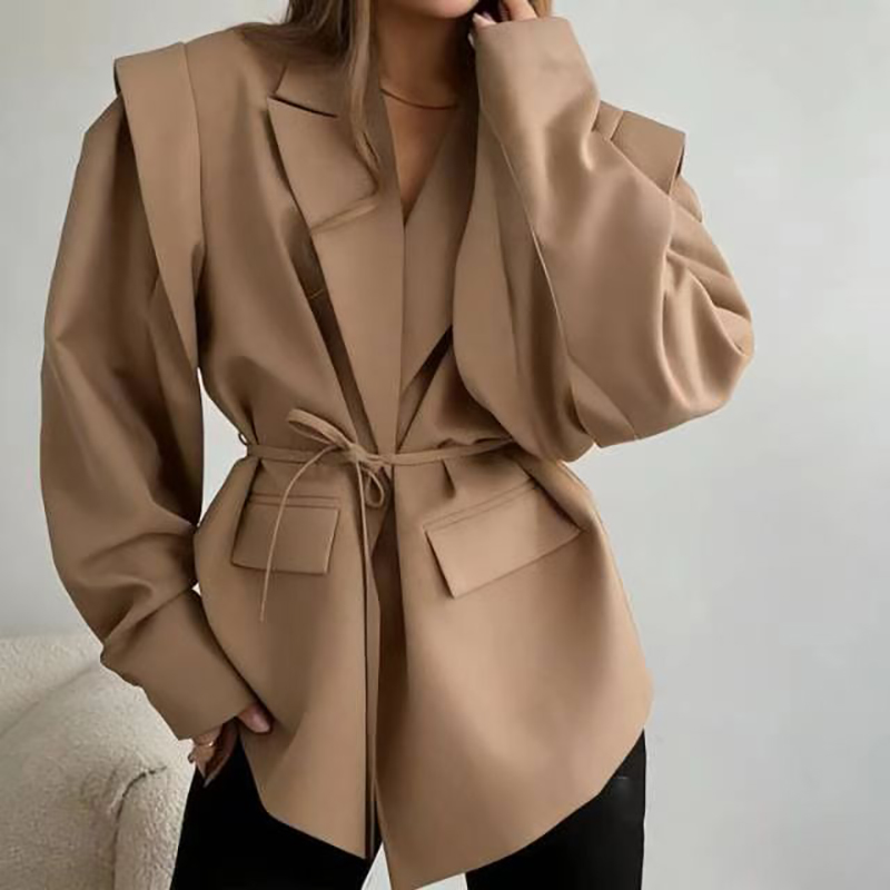 오버사이즈 블레이저 재킷 여성 캐주얼 솔리드 턴다운 칼 - Down Jacket Packable 리뷰 및 가격